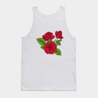 Bouquet of red roses Tank Top